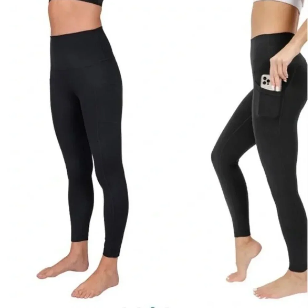 NWT Reflex black high waisted leggings, M - Picture 1 of 12